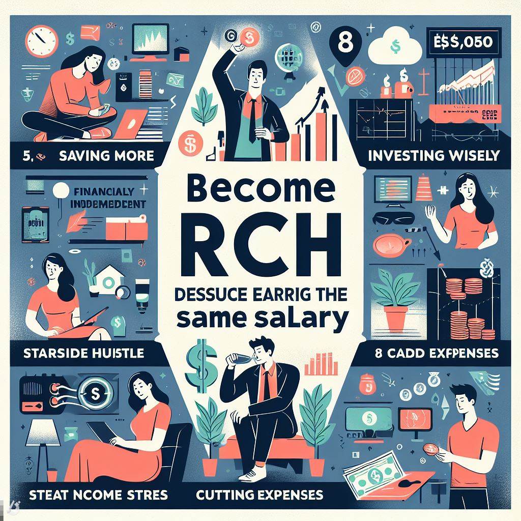 8 Ways to Become Rich While Earning the Same Salary