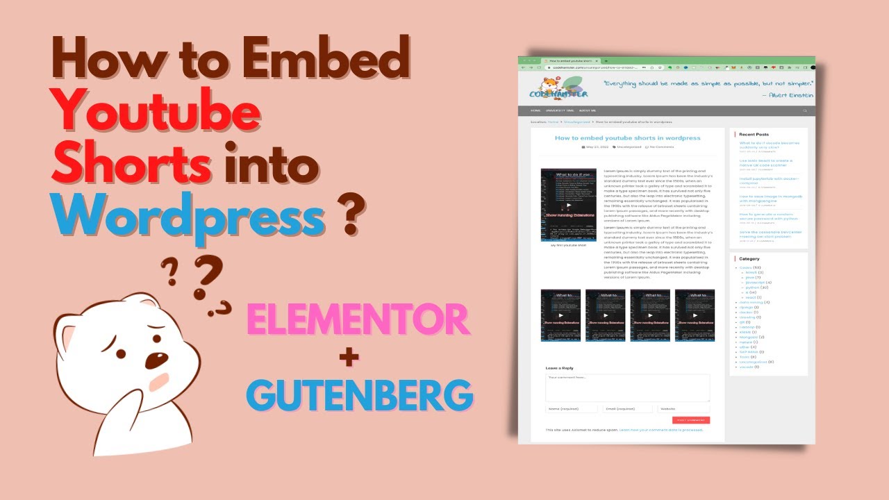 Mastering YouTube Shorts Embedding in Elementor