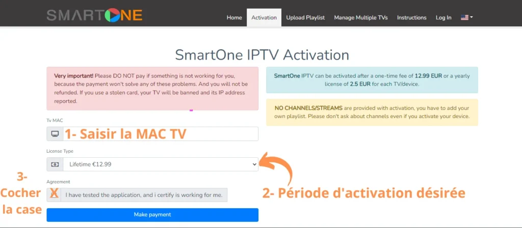 SmartOne IPTV-3 installation