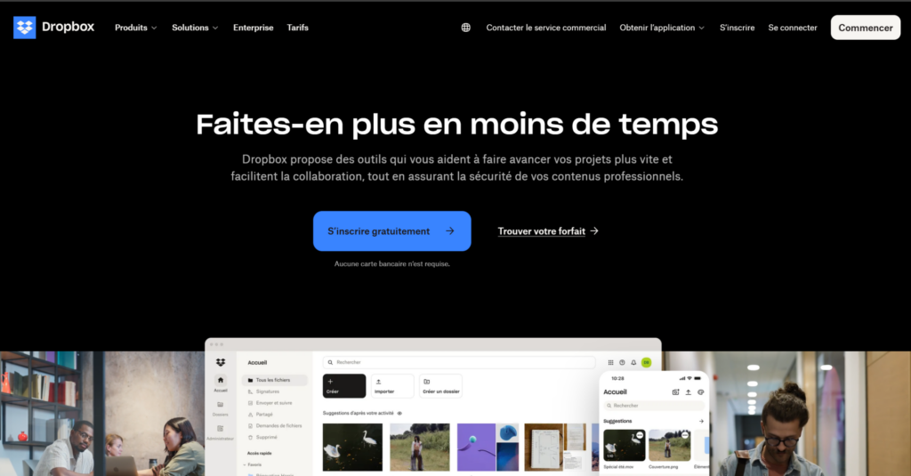 Dropbox – Landing Page